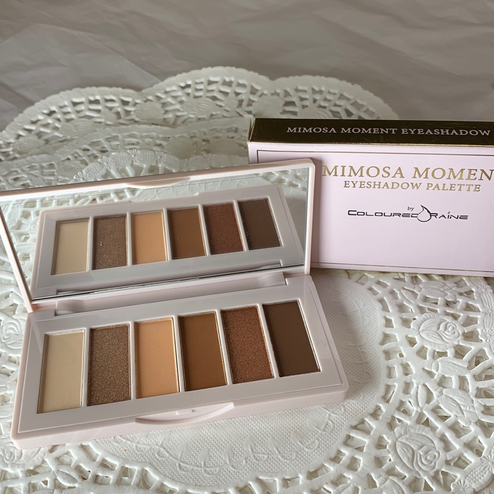 Coloured Raine Cosmetics Mimosa Moment Palette NIB Stunning shades tan & brown